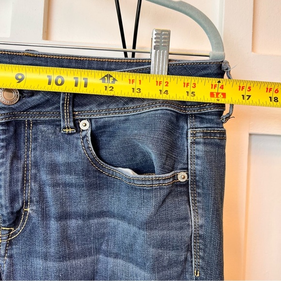 American Eagle Super Stretch Kick Boot Jeans Bootcut Women's Size 12 Regular - Picture 6 of 10